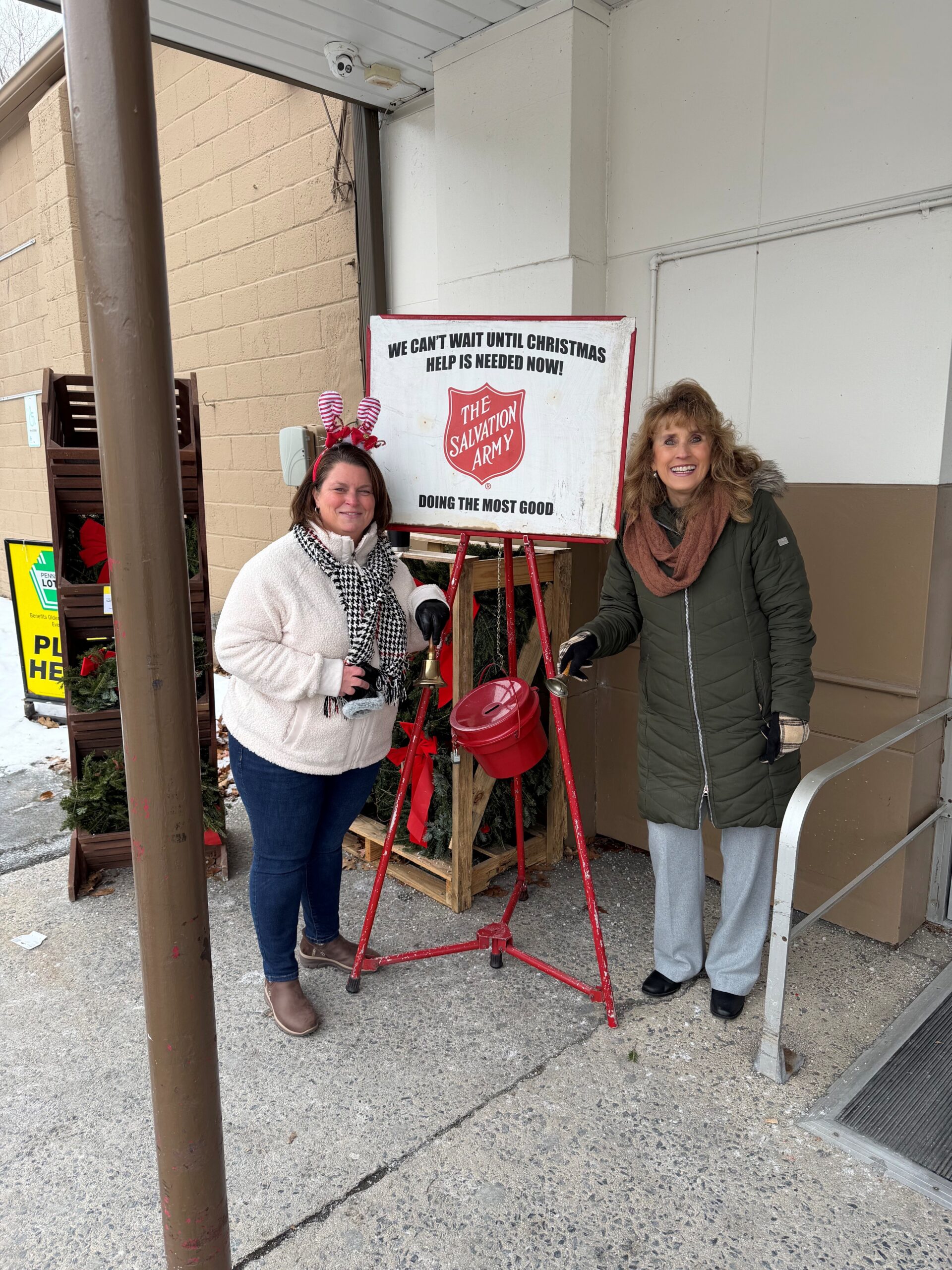Members of the Greater Lehigh Valley REALTORS® Ringing the Bell for the Salvation Army
